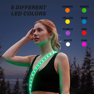 LED Belt 2.0 - 8 Bright LED Colors in One Belt