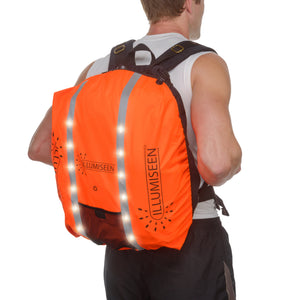 Reflective LED Backpack Cover